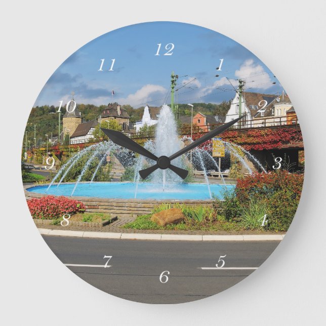 Relógio Grande Wanduhr Linz am Rhein (Frente)