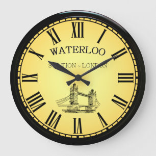 Relógio Grande Waterloo Station ~ Tower Bridge ~ Londres Inglater