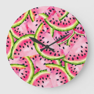 Relógio Grande Watermelon Surprise Wall Clock