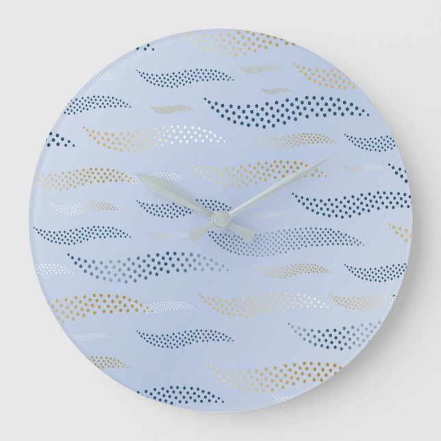 Relógio Grande Waves Tiger (padrão estilizado) 4 (Frente)