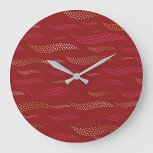 Relógio Grande Waves Tiger (padrão estilizado) 8