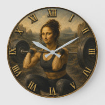 Weightlifter Funny Mona Lisa  Fitness Enthusiasts