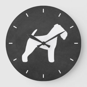 Relógio Grande Welsh Terrier Silhouette