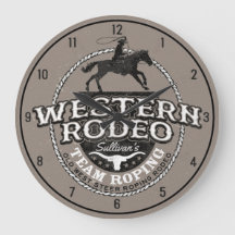 Western Rodeo Old West Steer Roping Personalizado