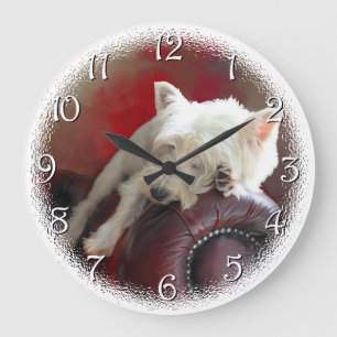 Relógio Grande Westie descansando