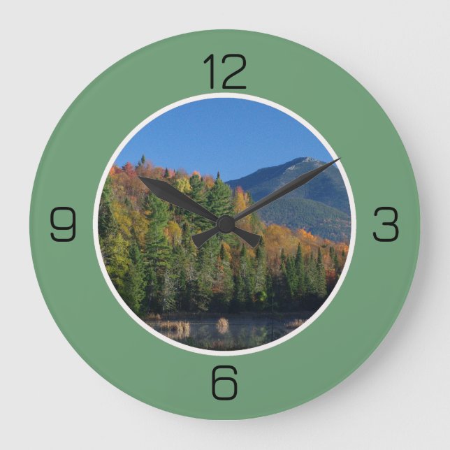 Relógio Grande Whiteface Mountain, Adirondack Autumn Party Items (Frente)