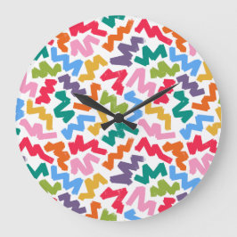 Relógio Grande Wiggle wiggle contemporary clock