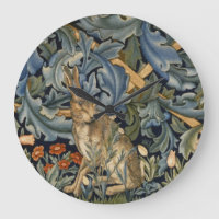 William Morris Forest Rabbit Floral Art Nouveau