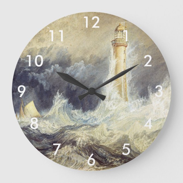 Relógio Grande William Turner - Farol de Bell Rock (Frente)