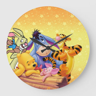 Relógio Grande Winnie the Pooh Children Acrylic Wall Clock