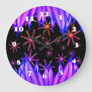 Relógio Grande Winter Sweetness Wall Clock