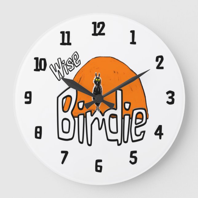 Relógio Grande Wise birdie  large clock (Frente)