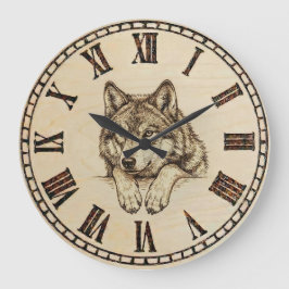 Relógio Grande Wolf wall clock