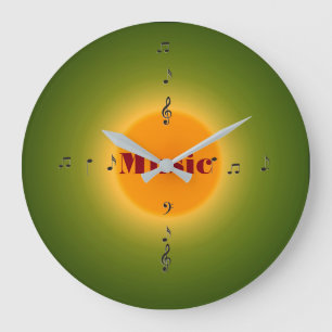Relógio Grande /Yellow/Orange verde simplista > pulso de disparo