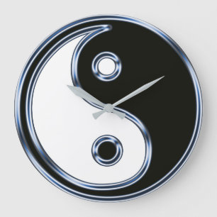 Relógio Grande Yin e Yang 2