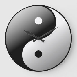 Relógio Grande Yin Yang