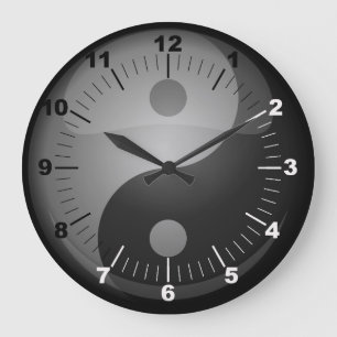 Relógio Grande Yin Yang