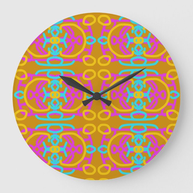 Relógio Grande ZINGARO acrylic wall clock  (Frente)