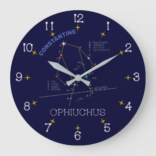 Relógio Grande Zodiac Constellation Ophiuchus