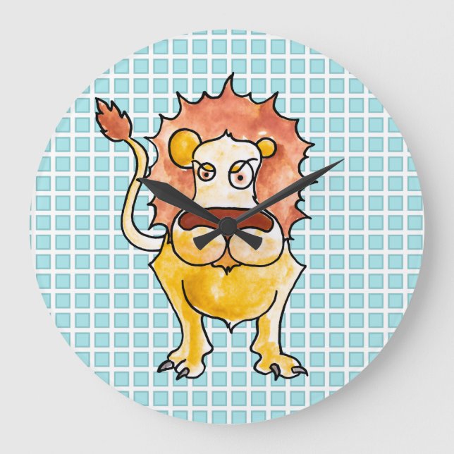 Relógio Grande Zodiac Leo (Frente)