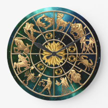 Zodiac Sinaliza Estrelas Douradas Da Família Cinco