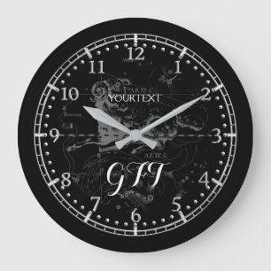 Relógio Grande Zodíaco personalizado da constelação do Aries d