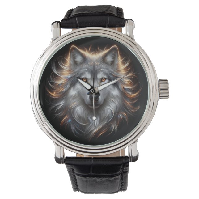 Relógio Gray Wolf Portrait eWatch Watch (Frente)