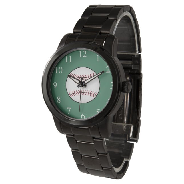 Relógio Green Baseball Watch Gift (Angular)