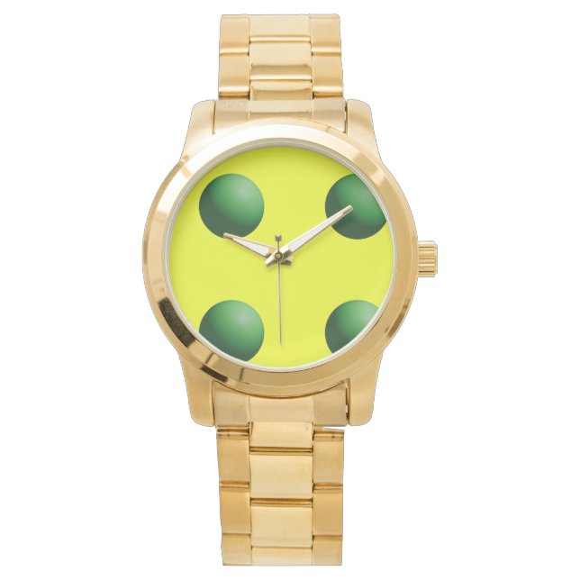 Relógio Green Spheres eWatch Watch (Frente)