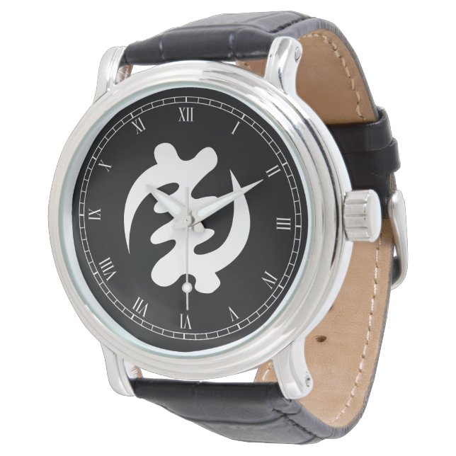 Relógio Gye Nyame | Deus é Símbolo Supremo (Angular)