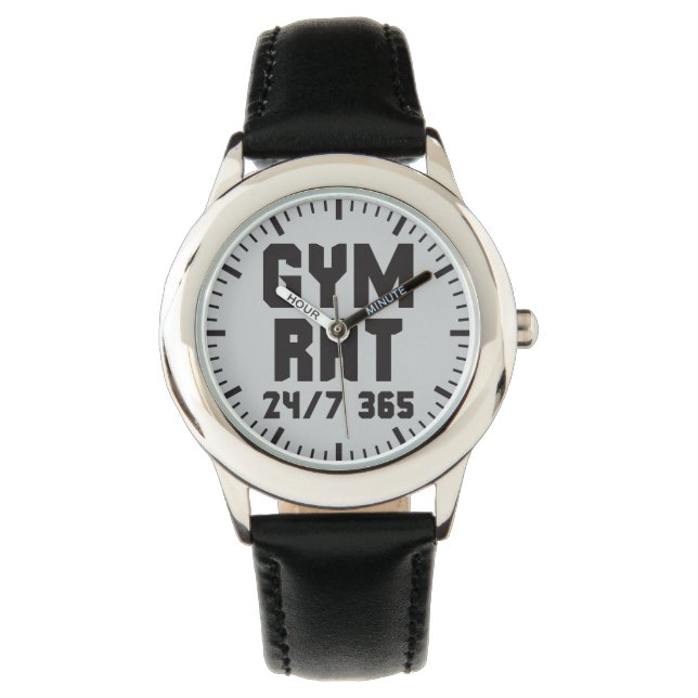 Relógio Gym Rat - Motivação Gym Edificadora de Bacalhau (Frente)