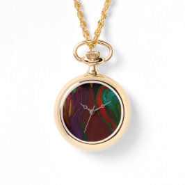 Relógio Hades Floral Arrangement Watch Necklace