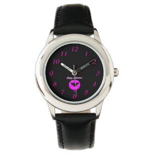 Relógio Halloween Bat Kids Stainless Steel Black Watch