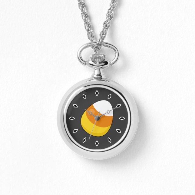 Relógio Halloween Candy Corn (Frente)