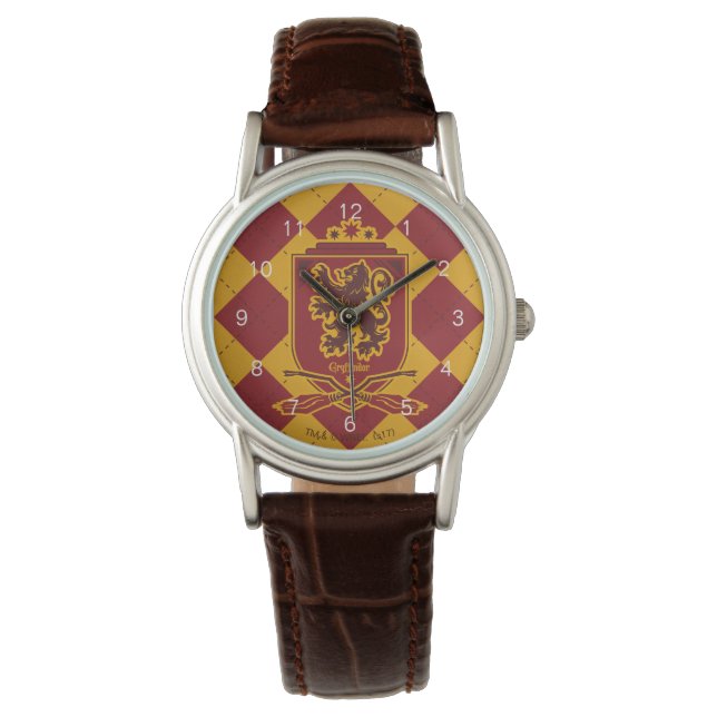 Relógio Harry Potter | Gryffindor QUIDDITCH™ Crest (Frente)
