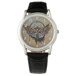 Relógio Hawk Moth Watch, chefe da morte