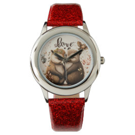 Relógio Hedgehogs apaixonados