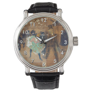 Relógio Henri de Toulouse-Lautrec - Dança no Rouge