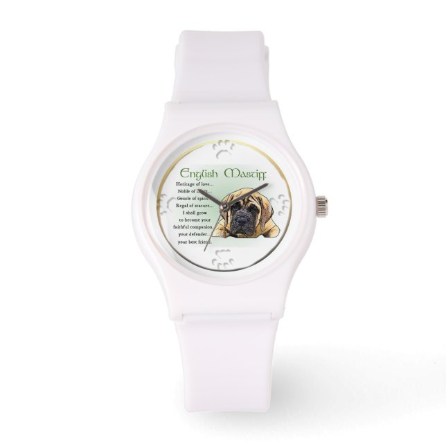 Relógio Heritage of Love English Mastiff (Frente)
