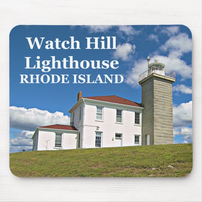 Relógio Hill, Rhode Island Mousepad (Frente)