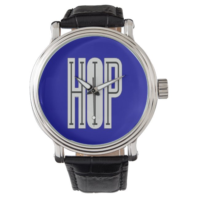 Relógio Hip Hop Watch (azul) (Frente)