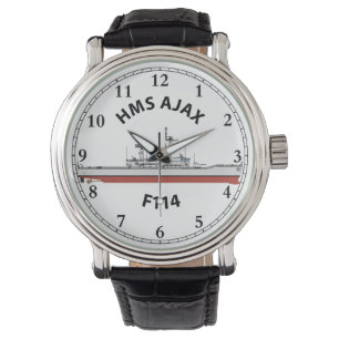 RELÓGIO HMS AJAX - F114 LEANDER ORIG WATCH