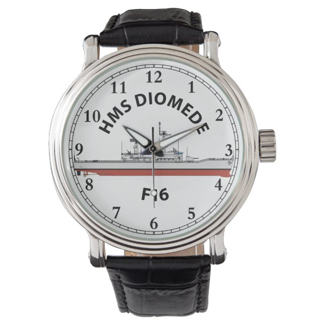 RELÓGIO HMS DIOMEDE - F16 - LEANDER ORIG WATCH (Frente)