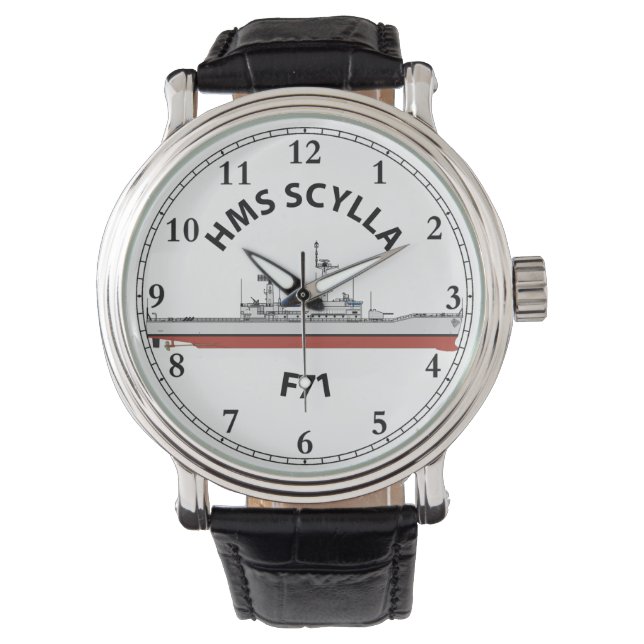 RELÓGIO HMS SCYLLA - F71 - LEANDER ORIG WATCH (Frente)