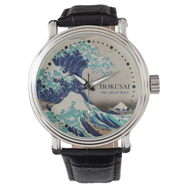 Relógio Hokusai é o Excelente Wave Watch (Frente)