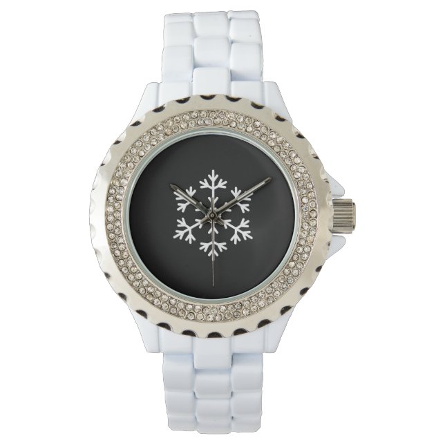 Relógio Holiday Snowflake Women's Watch (Frente)
