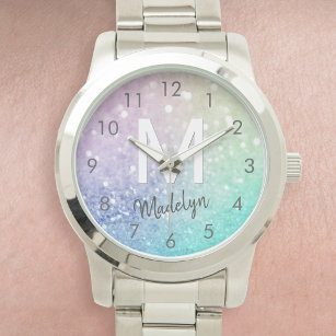 Relógio Hológrafo Glamoroso Bonito Personalizado