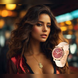 Relógio Holographic eWatch<br><div class="desc">Design de relógio atordoante, adequado para um na moda, por causa do design holográfico, o relógio parece caro, dá um charme especial e transmite a atmosfera de pedras preciosos. As pessoas de negócios vão adorar este presente.</div>