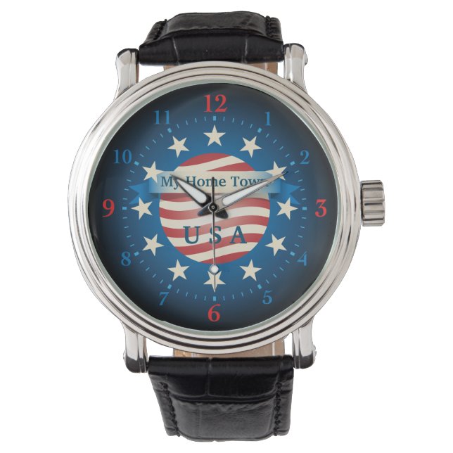 Relógio Home Town USA Watch (Frente)