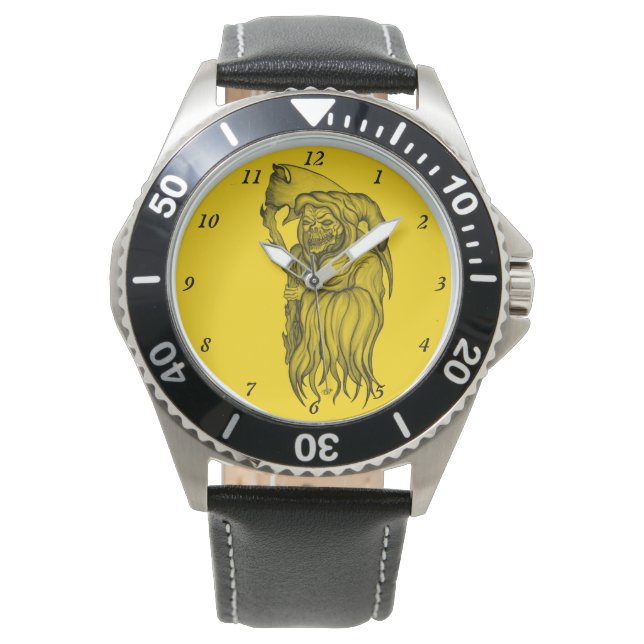 Relógio Homem de Ceia - A Morte, Ceifador (Frente)